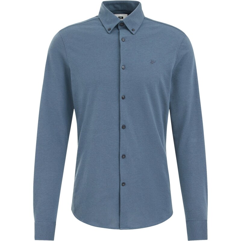 WE Fashion Košeľa dymovo modrá 65190013