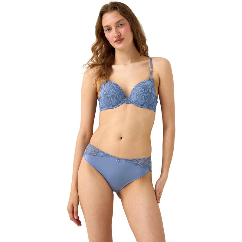 Lindex Podprsenka Malva Iris modrosivá 65659047