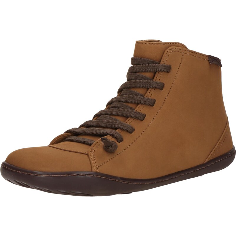 CAMPER Šnurovacie členkové čižmy Peu Cami hnedá 65201432