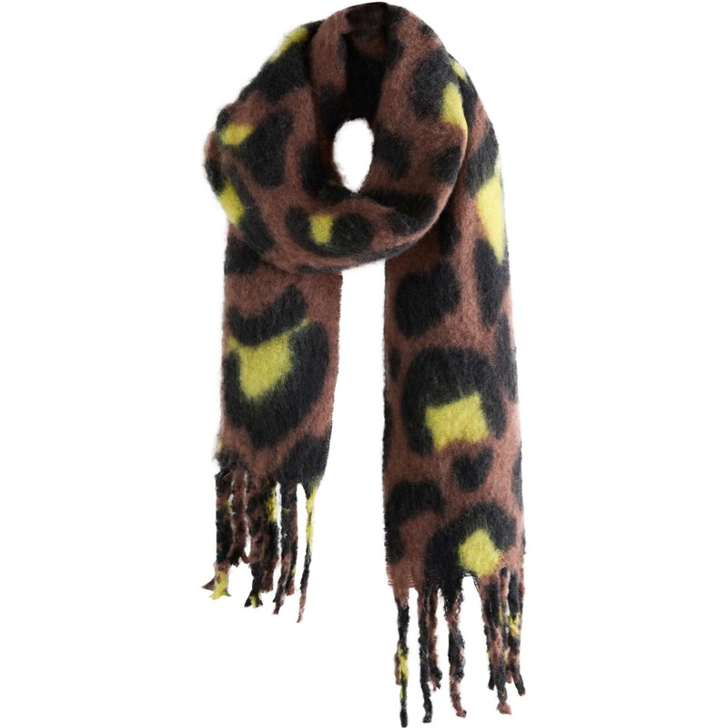 Next Šál hnedá / žltá / čierna 65707598