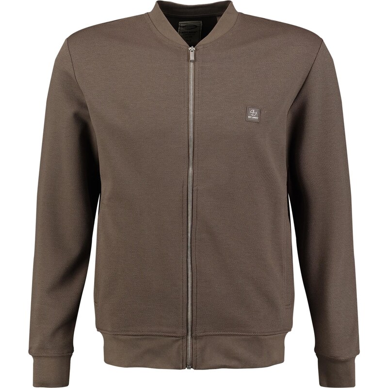 Key Largo Tepláková bunda Rick hnedá 65190261