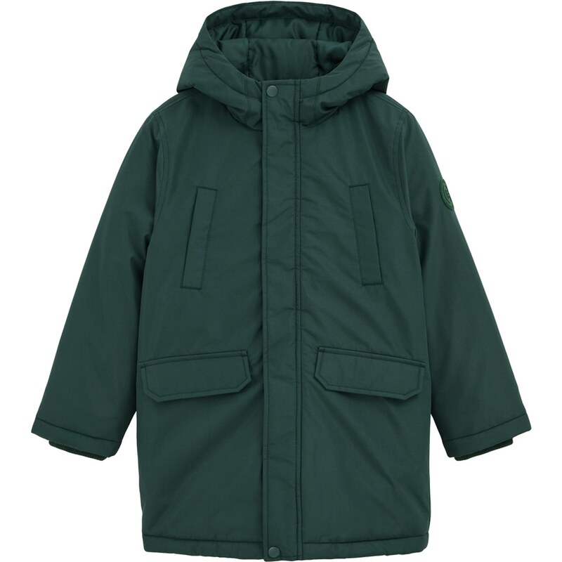 WE Fashion Prechodná bunda tmavozelená 65883087