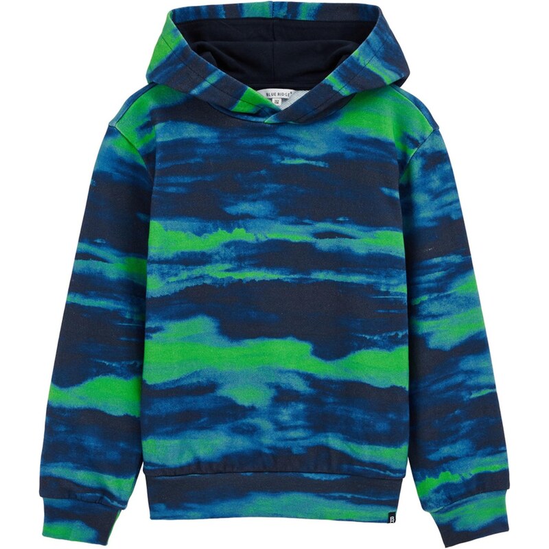 WE Fashion Mikina modrá / námornícka modrá / azúrová / zelená 65835047