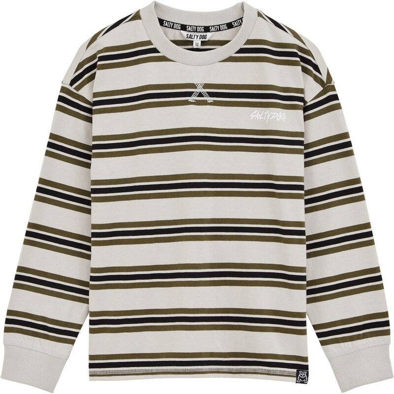 WE Fashion Tričko tmavošedá / olivová / čierna / biela 65884073