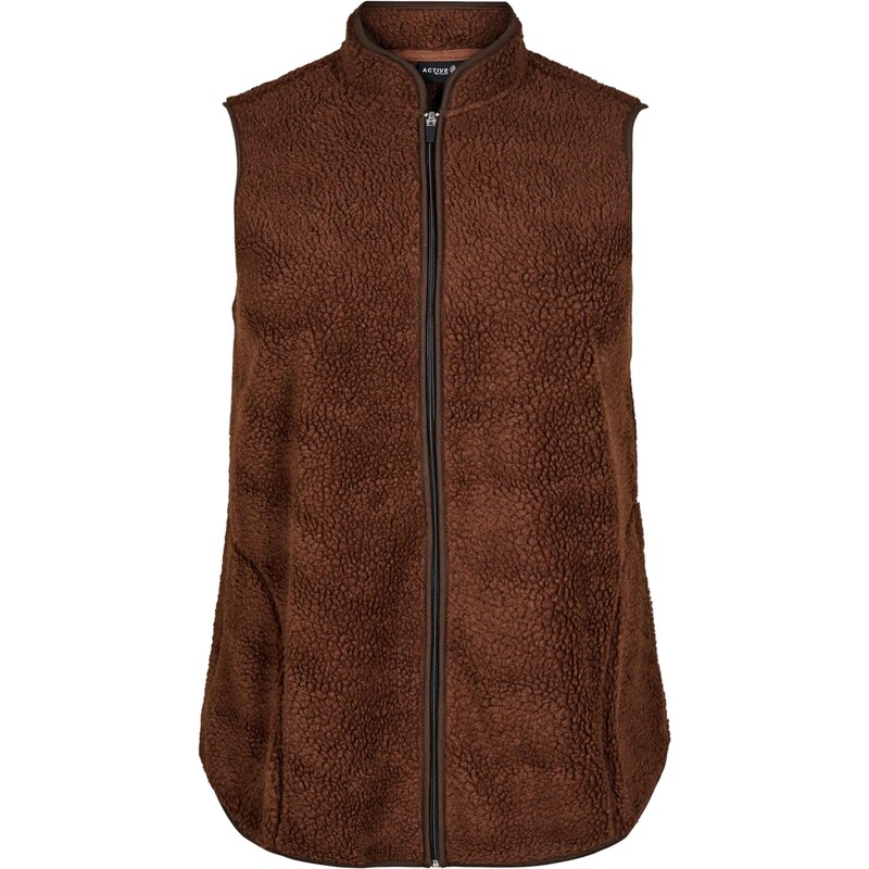 Active by Zizzi Športová vesta AOPHELIA hnedá 65707609
