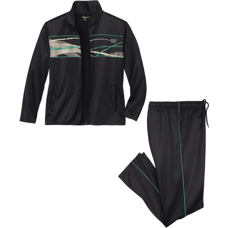 Pohodlná športová súprava Atlas For Men Čierna 65190655