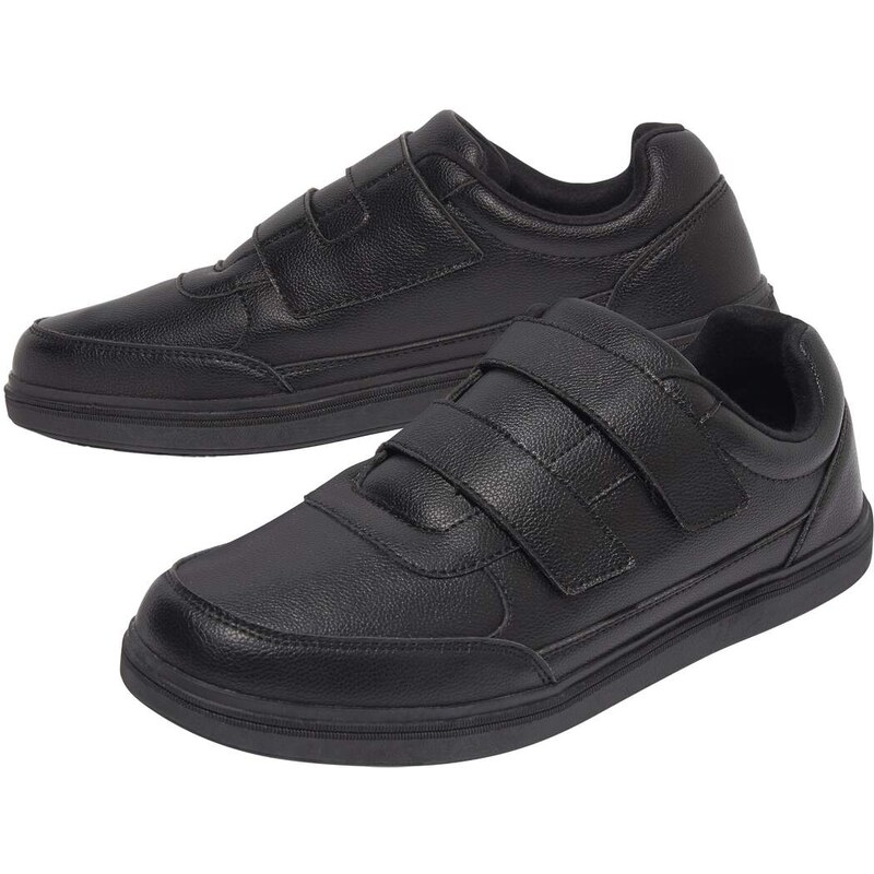 Čierne mokasíny na suchý zips Atlas For Men Čierna 65190668