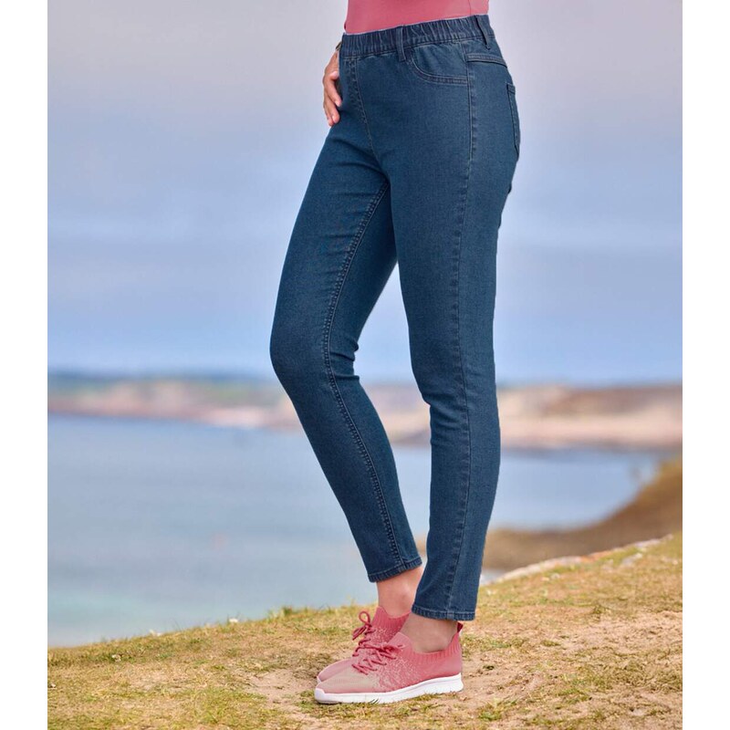 Modré denimové džegínsy Atlas For Men Modrá 65190675