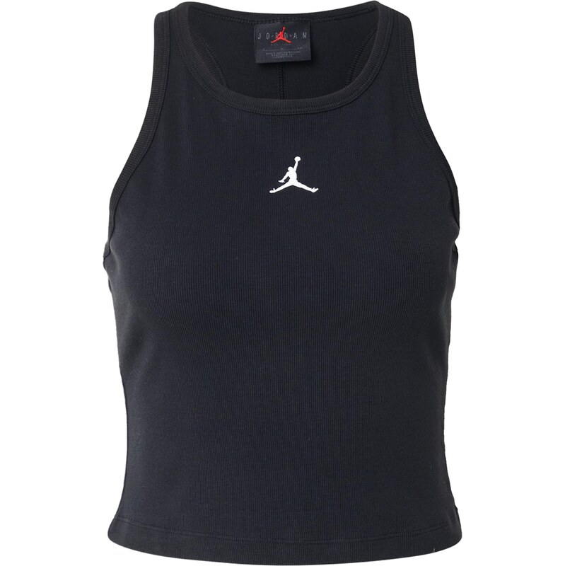 Jordan Športový top Ess čierna / biela 65662359