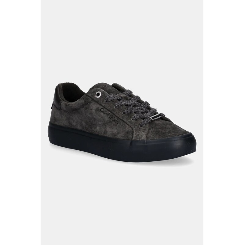 Semišové tenisky Calvin Klein LACE-UP SNEAKER SUEDE/WL CK 65207178