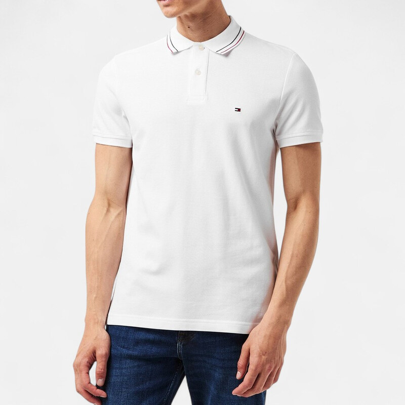 Pánské bílé polo triko Tommy Hilfiger M56323 65195342
