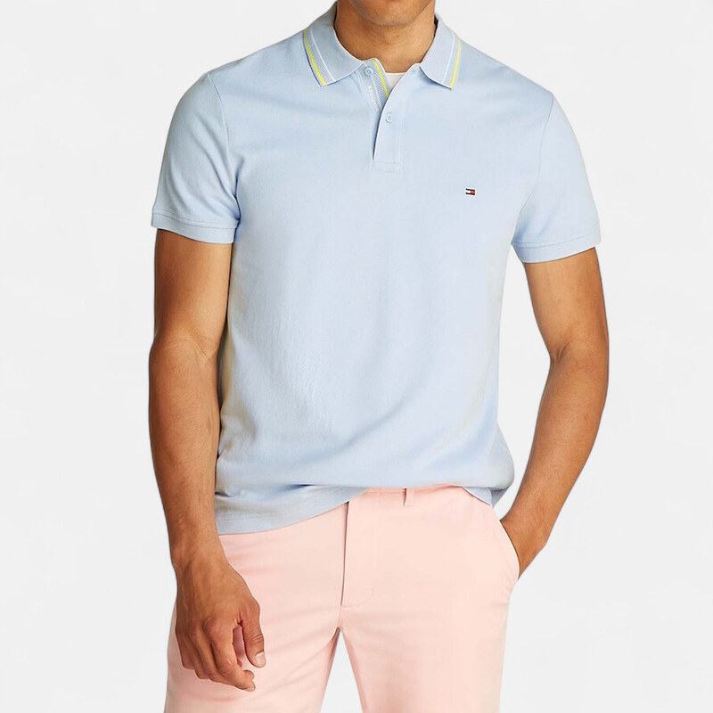 Pánské světle modré polo triko Tommy Hilfiger M56324 65195343
