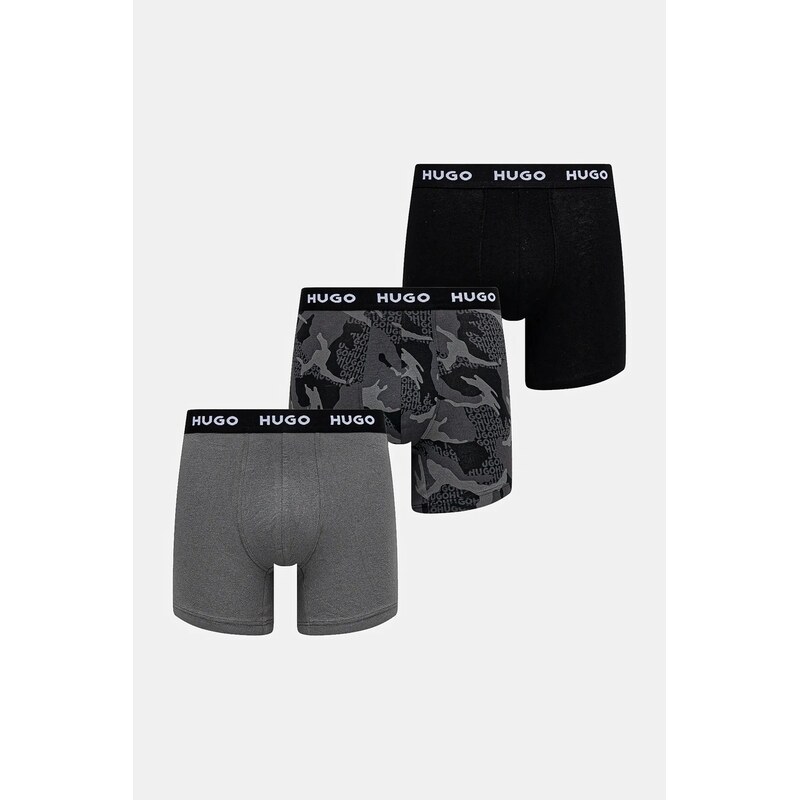 Boxerky HUGO 3-pak BOXERBR TRIPLET DESIGN 65865915
