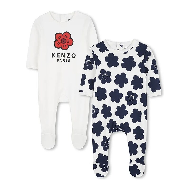 Detský bavlnený overal Kenzo Kids 2-pak 65207201