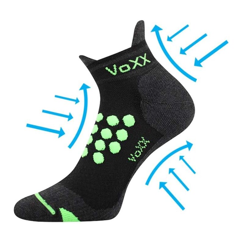 SPRINTER kompresné ponožky so striebrom VoXX Čierna 39-42 1 pár 26459292