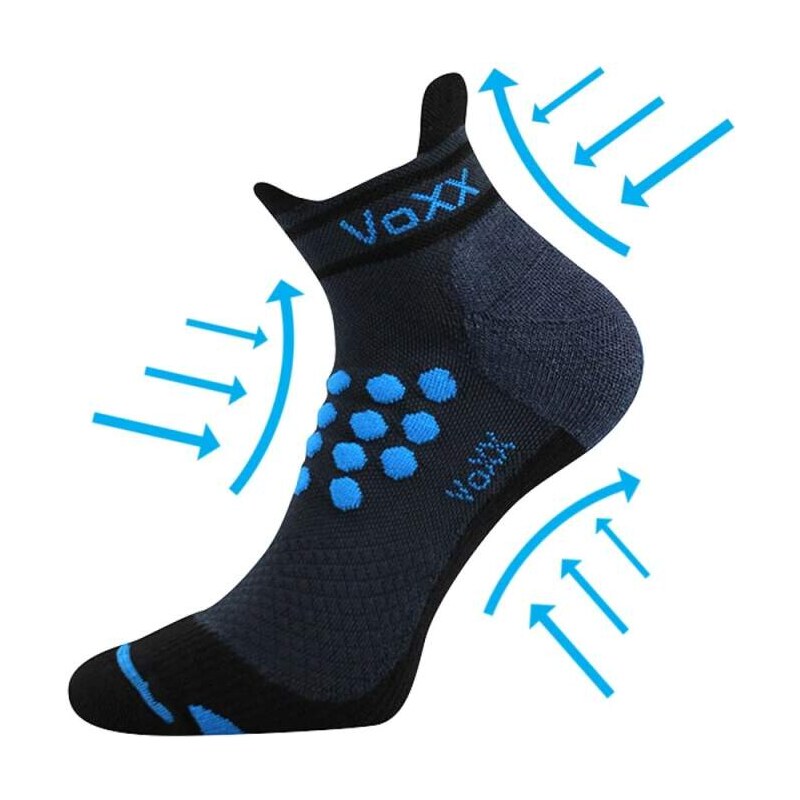 SPRINTER kompresné ponožky so striebrom VoXX Tm. modrá 43-46 1 pár 26459297