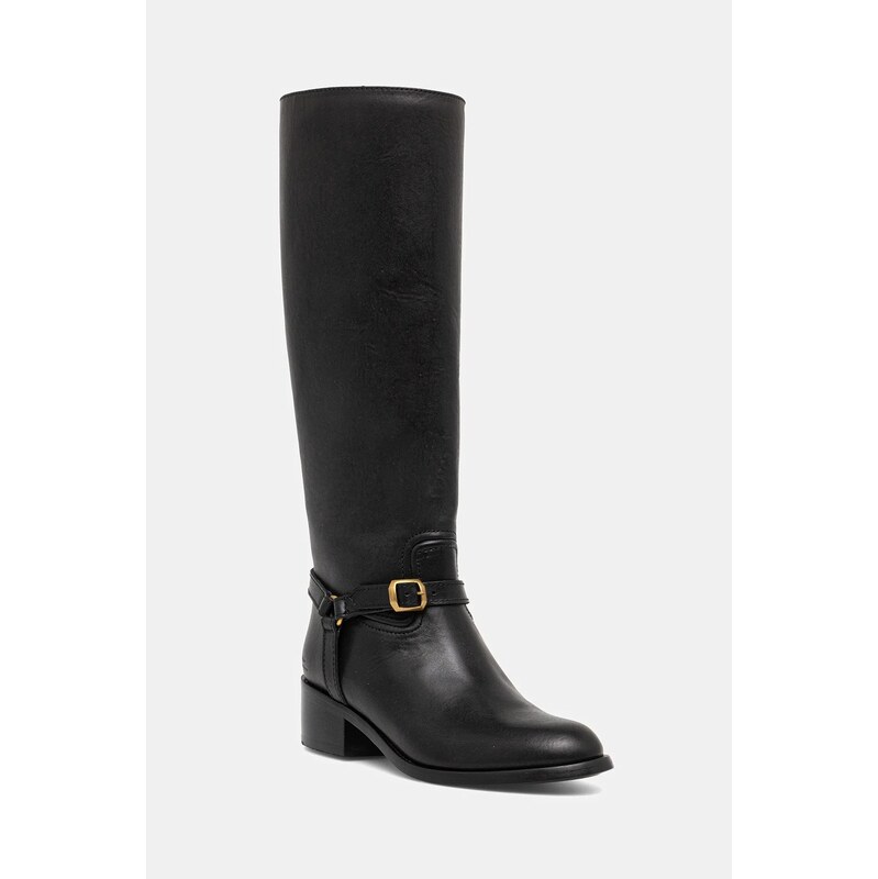 Kožené čižmy Polo Ralph Lauren Riding Boot 65196863