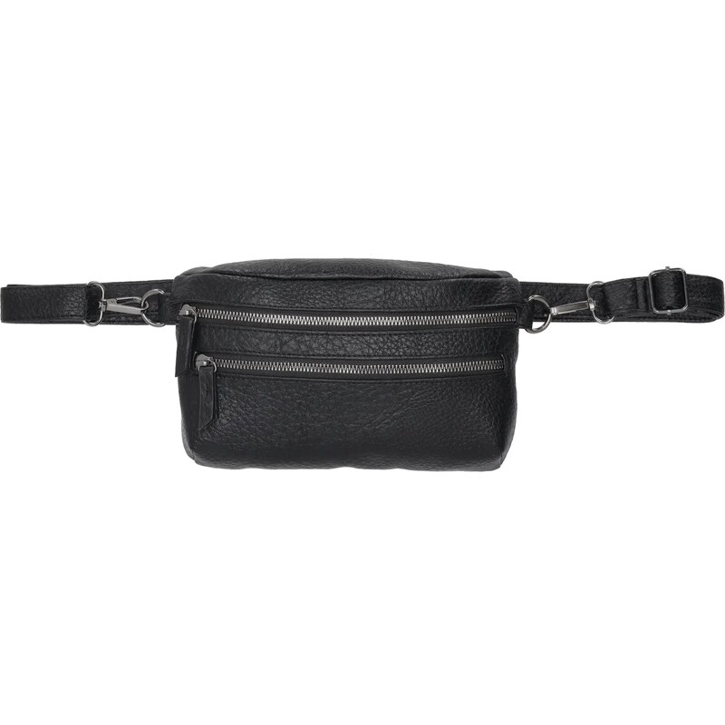 Beagles Čierna dvojitá kožená ľadvinka „Shade“ 65197000