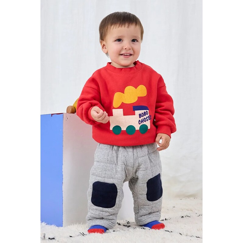 Bavlnená mikina pre bábätká Bobo Choses Choo Choo 65198357