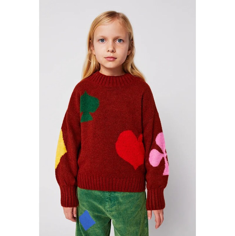 Detský sveter s prímesou vlny Bobo Choses Bobo Joker 65198366