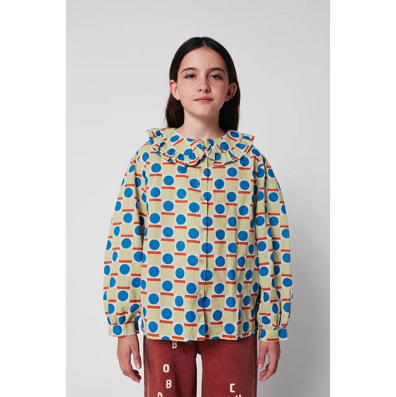 Detská bavlnená košeľa Bobo Choses Geometric Scacs 66981172