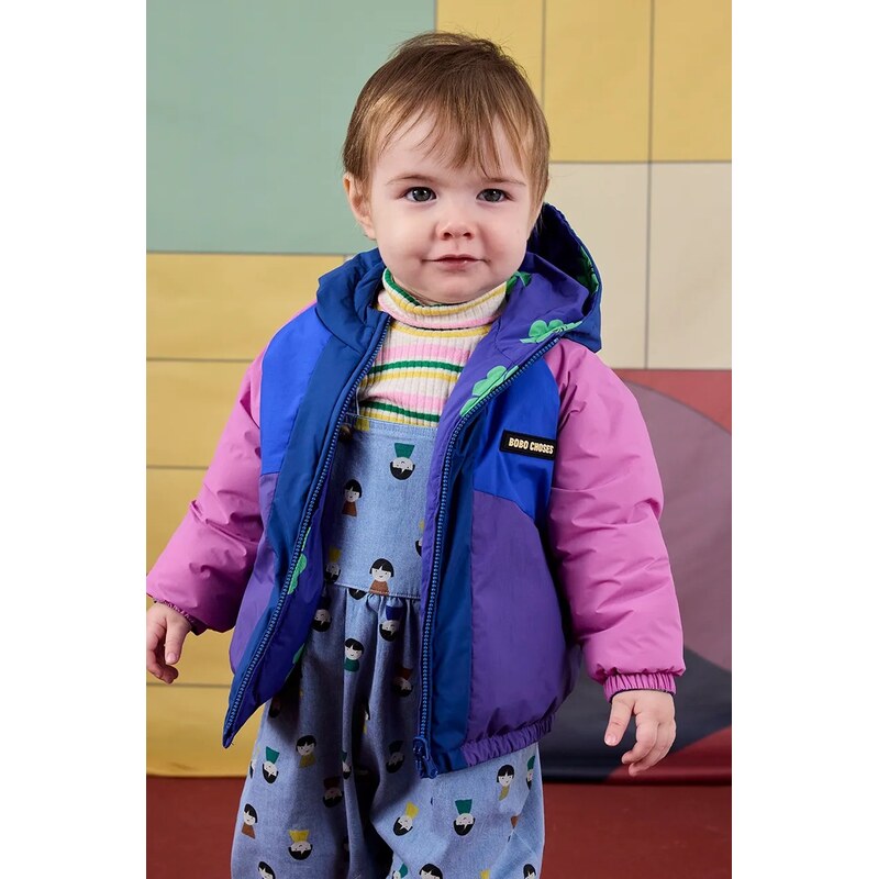 Detská obojstranná bunda Bobo Choses Lucky Clover 65198388