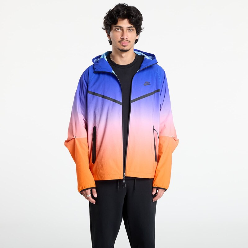 Bunda Nike Tech Mens Woven Full-Zip Jacket Game Royal/ Safety Orange S 65198544