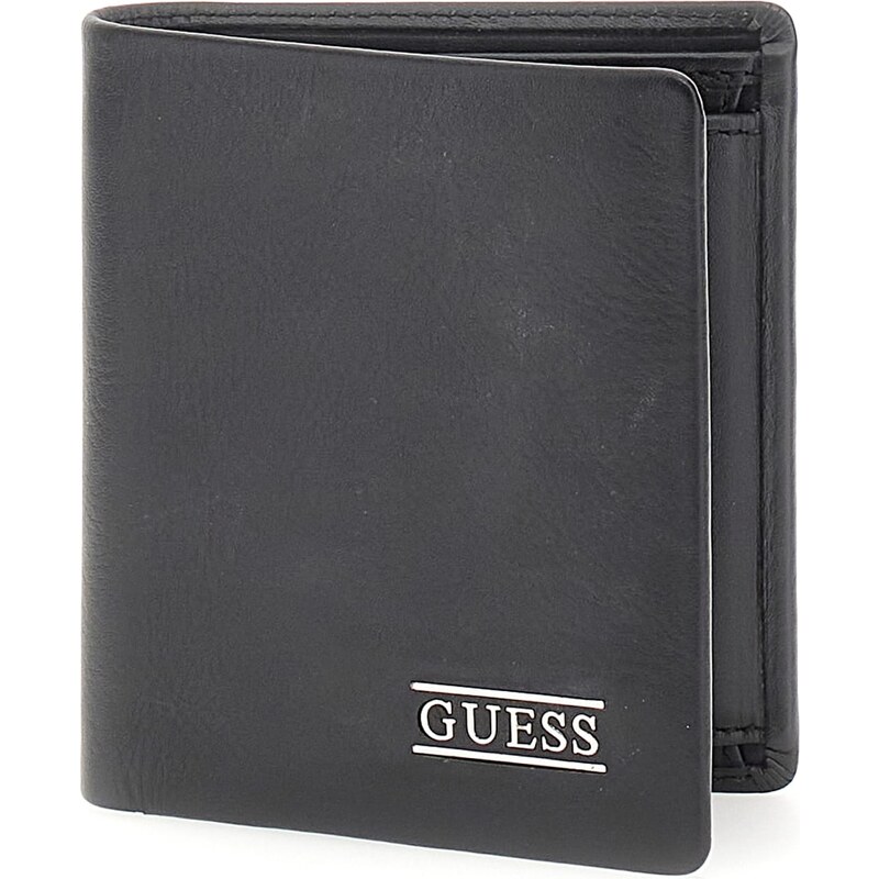 Guess Pánska kožená peňaženka SMNEBRLEA22-BLA 66584044