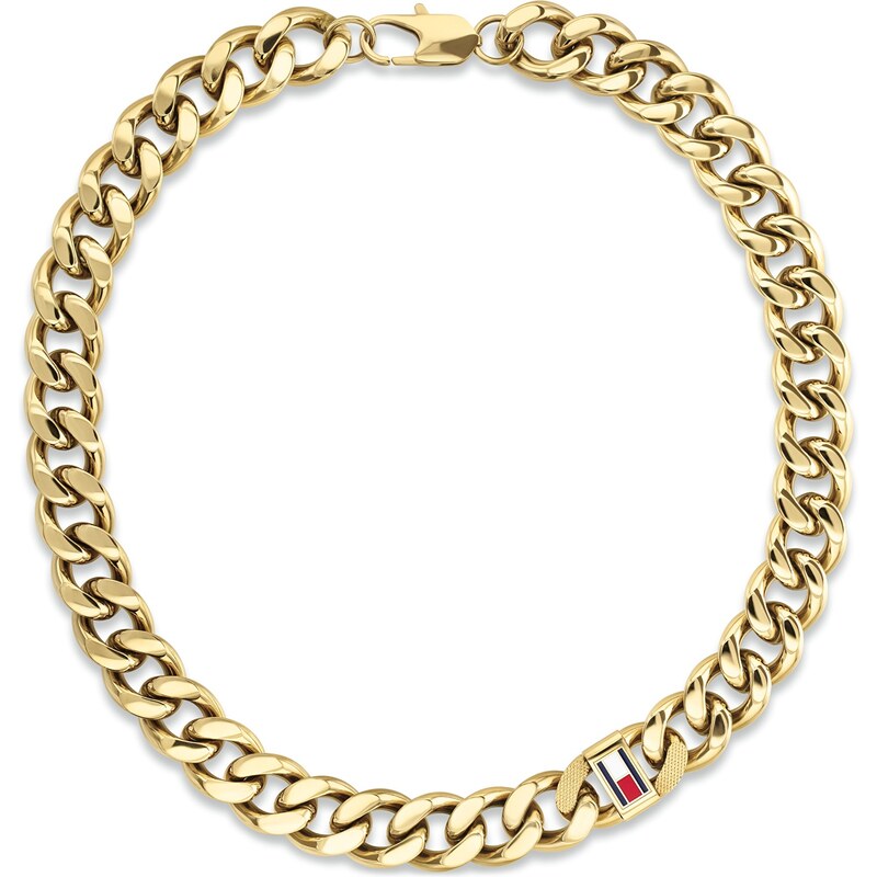 Tommy Hilfiger Masívny pozlátený náhrdelník pre mužov Wild 2790636 66586881