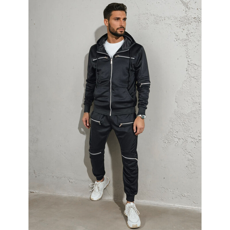 BASIC Čierna pánska športová tepláková súprava AX0812 65200081