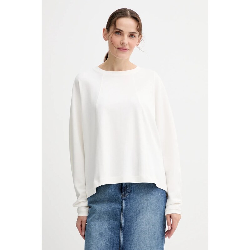 Bavlnené tričko s dlhým rukávom G-Star A line oversized 66513975