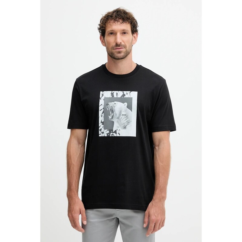 Bavlnené tričko BOSS Orange Te_lupo 65201021