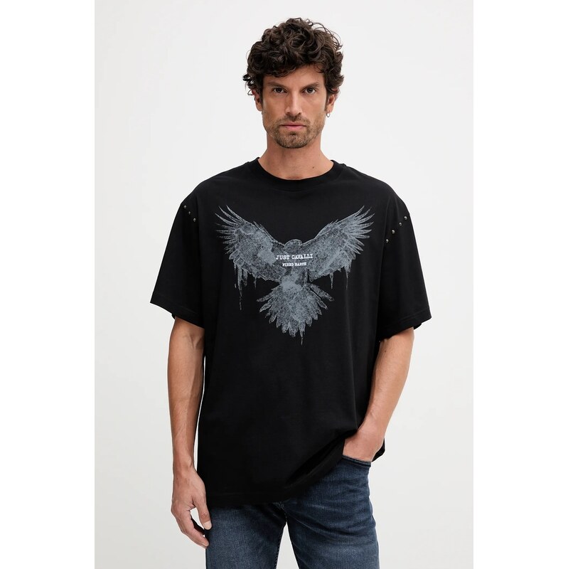 Bavlnené tričko Just Cavalli 65201164