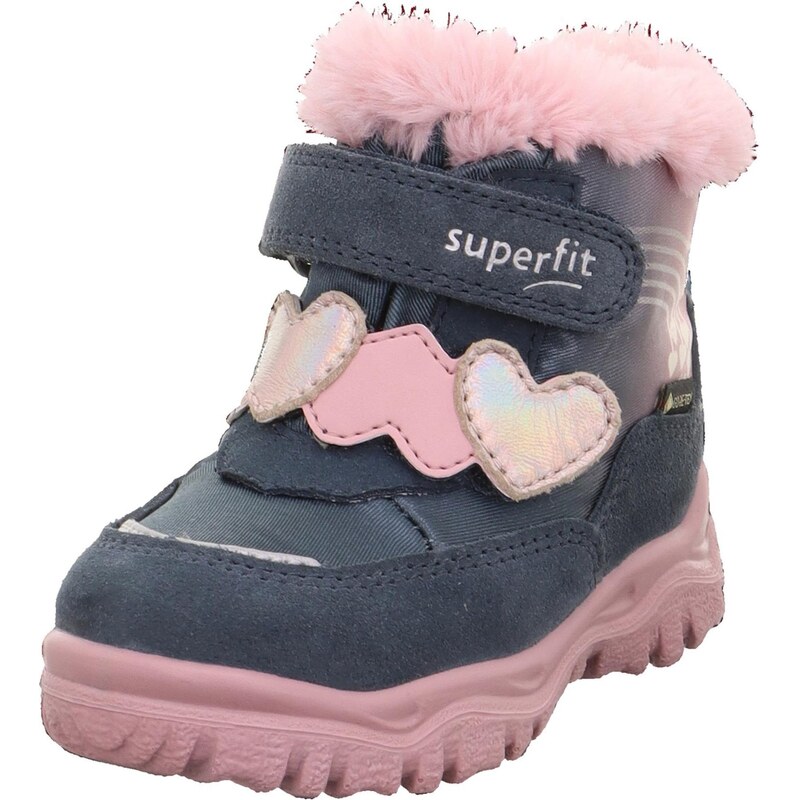 SUPERFIT Snehule HUSKY+ sivá / marhuľová / ružová 65536165