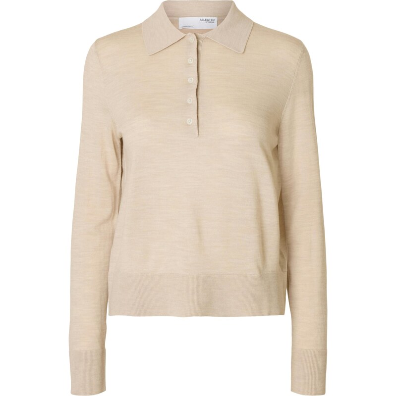 SELECTED Sveter SLFTHea béžová 65201585