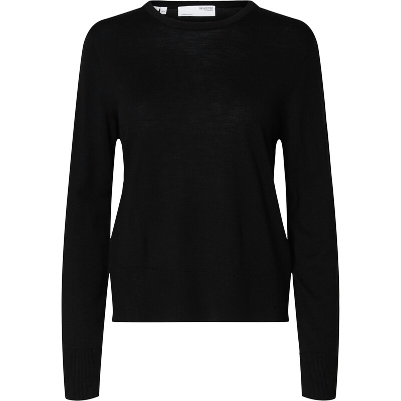 SELECTED Sveter SLFThea čierna 65201586