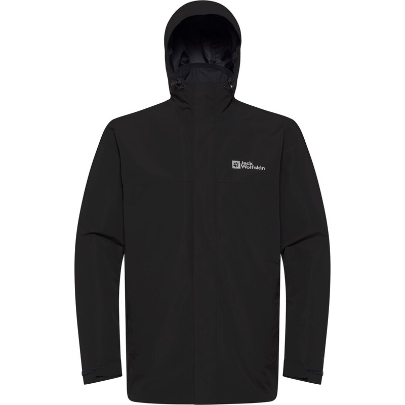 JACK WOLFSKIN Outdoorová bunda kamenná / čierna 65707075
