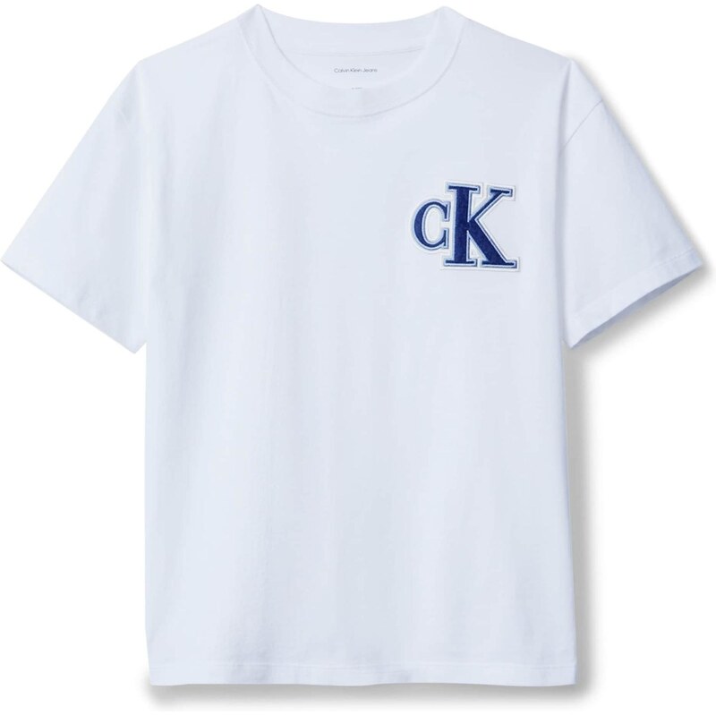 Calvin Klein Jeans Tričko modrá / biela 65201500