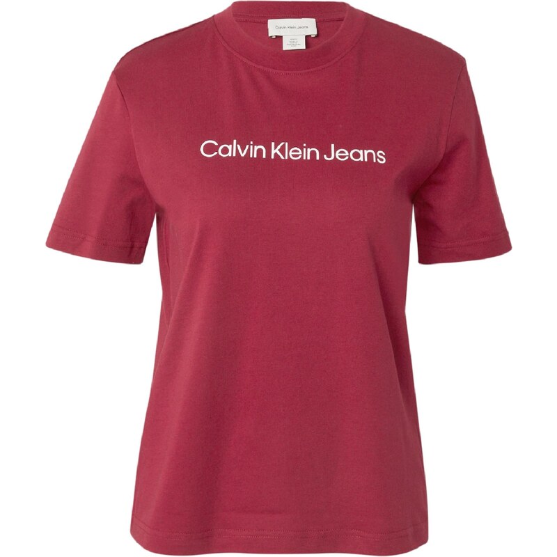 Calvin Klein Jeans Tričko červená / biela 65311130