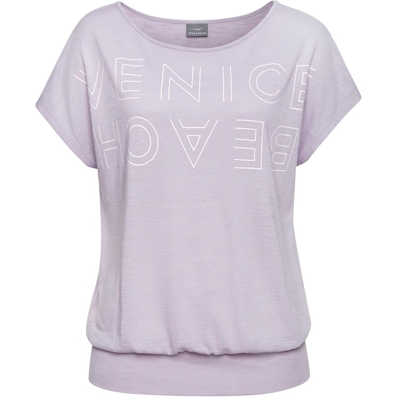 VENICE BEACH Tričko orgovánová / biela 65651058