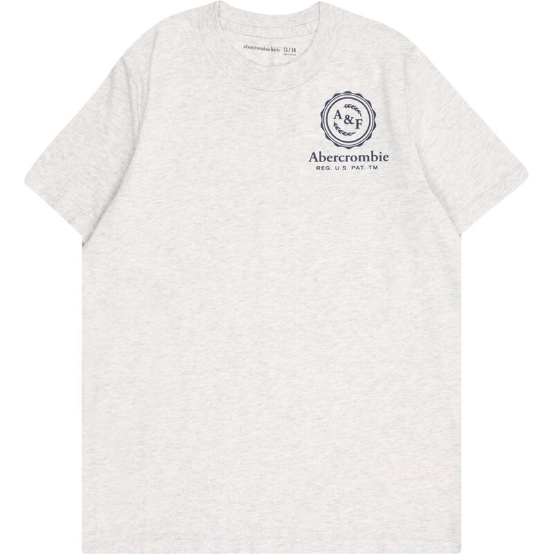 Abercrombie & Fitch Tričko Foothills námornícka modrá / svetlosivá 65890435