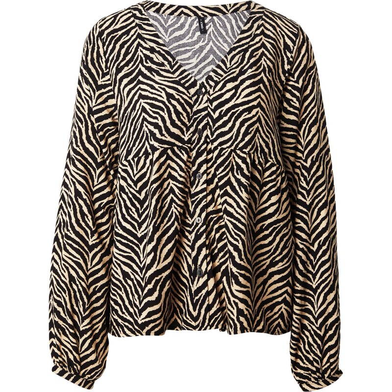 ONLY Blúzka ONLNOVA EBBA béžová / čierna 65890480