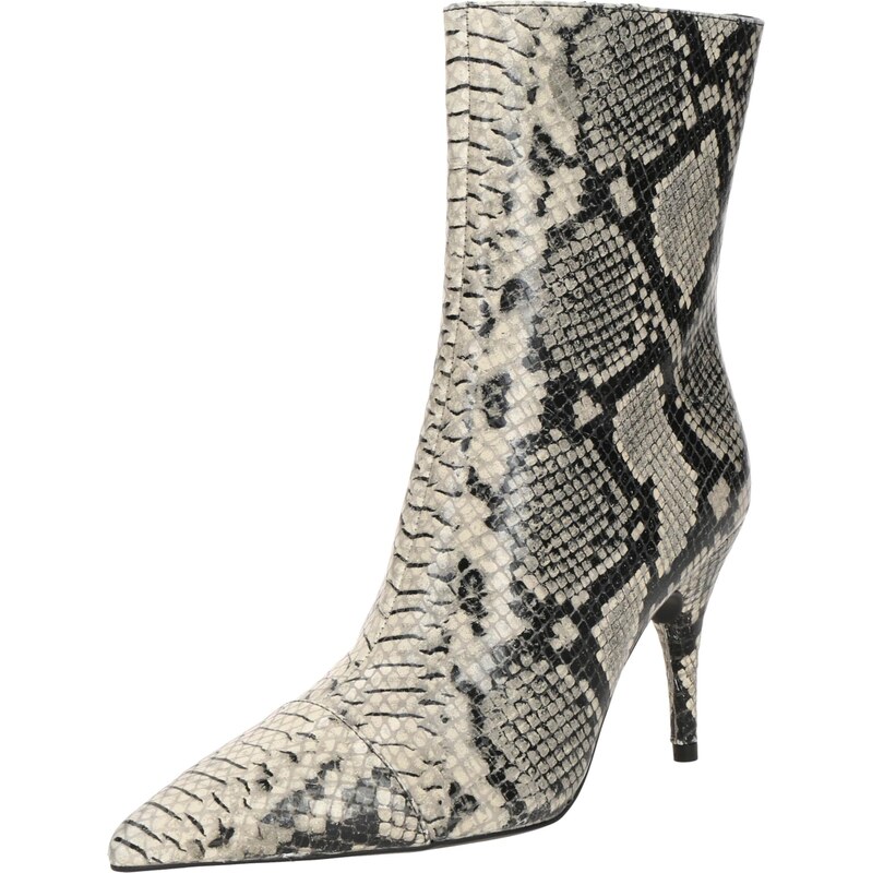 BRONX Členkové čižmy aly-cia béžová / čierna 67457152