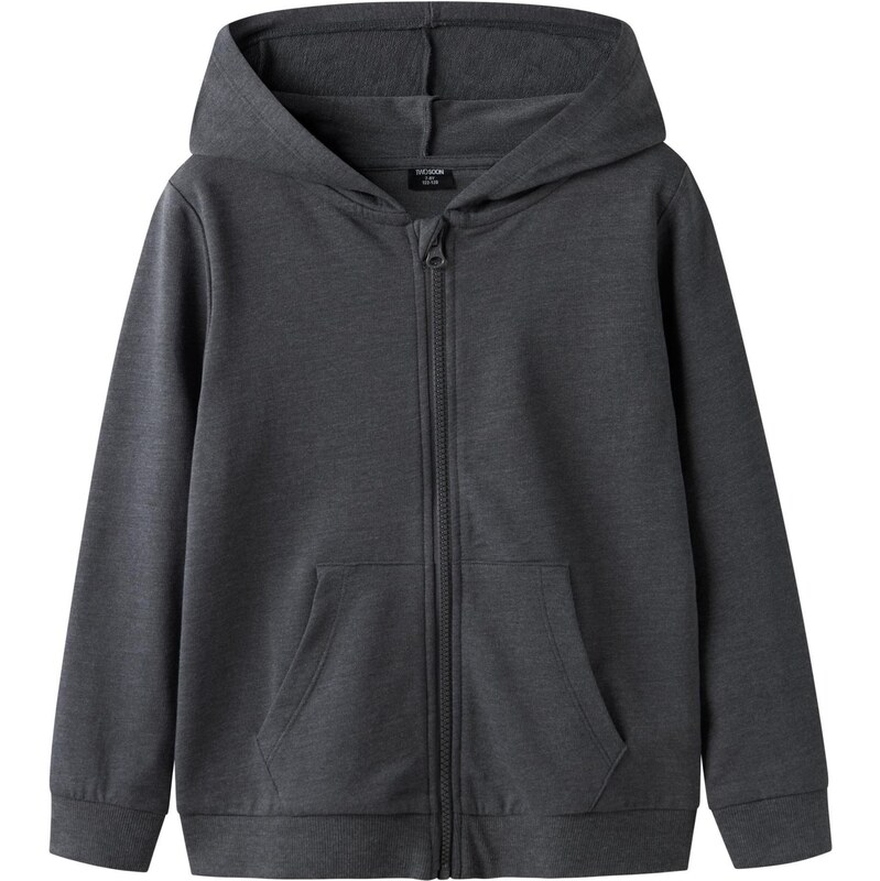 TWO SOON Tepláková bunda tmavosivá 65436377