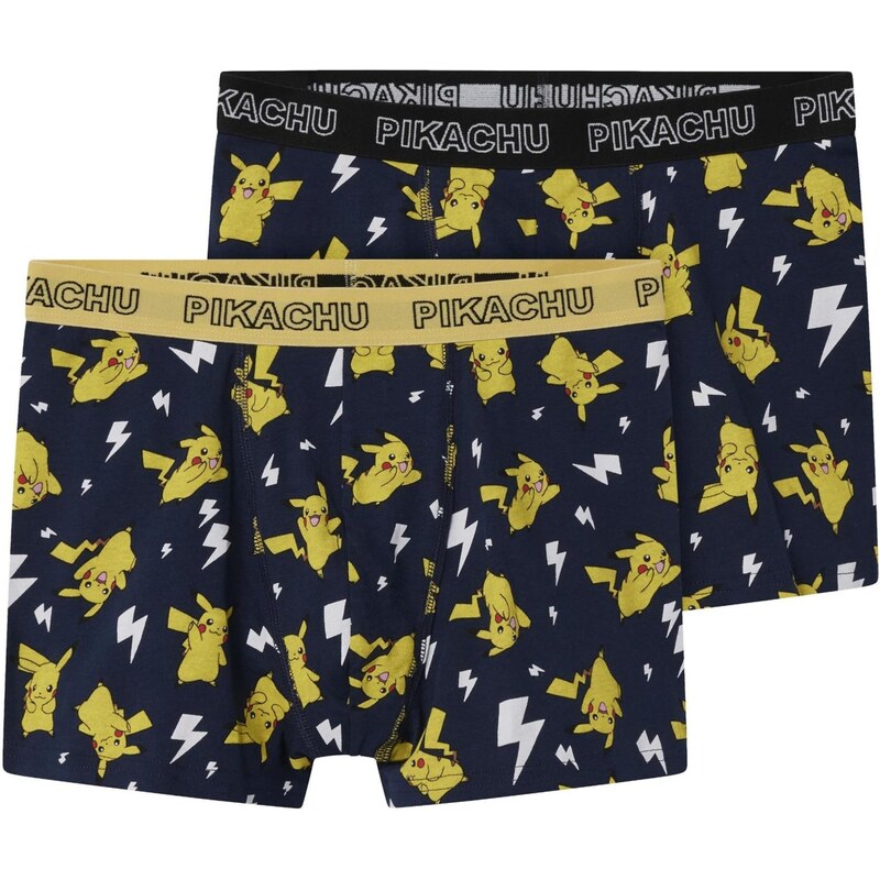 TWO SOON Nohavičky Pokémon námornícka modrá / žltá / červená / biela 65649727