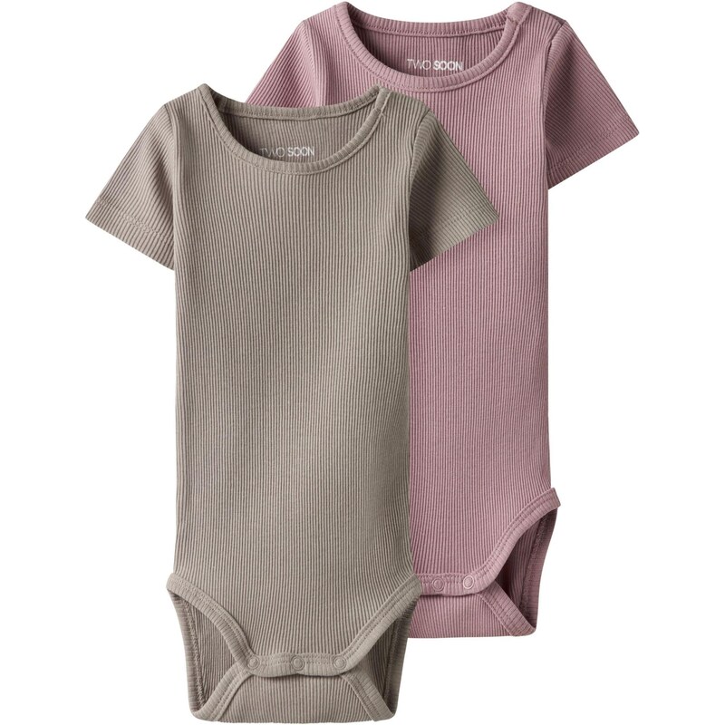 TWO SOON Body mokka / staroružová 65650522