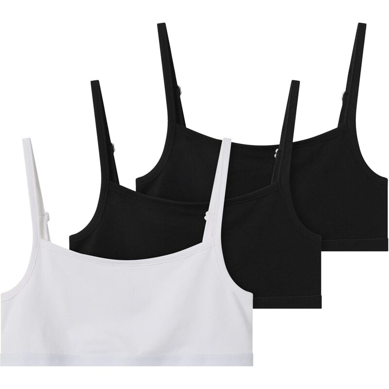 TWO SOON Podprsenka čierna / biela 65644889