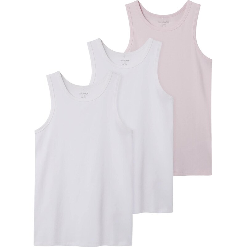 TWO SOON Tielko rosé / biela 65644914