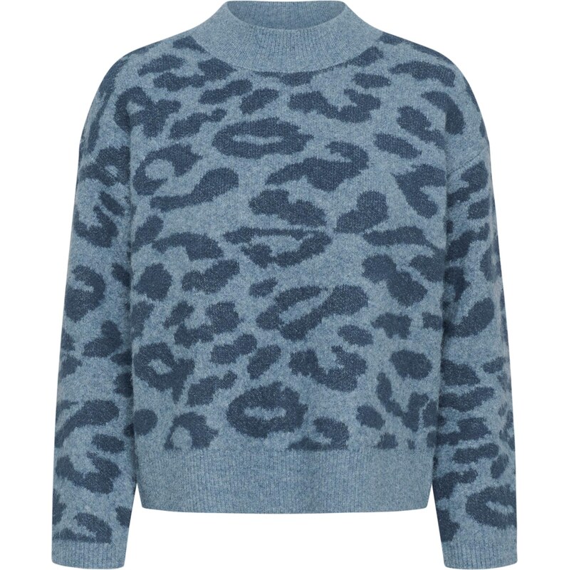 Kaffe Sveter KAsandra dymovo modrá / tmavomodrá 65731512