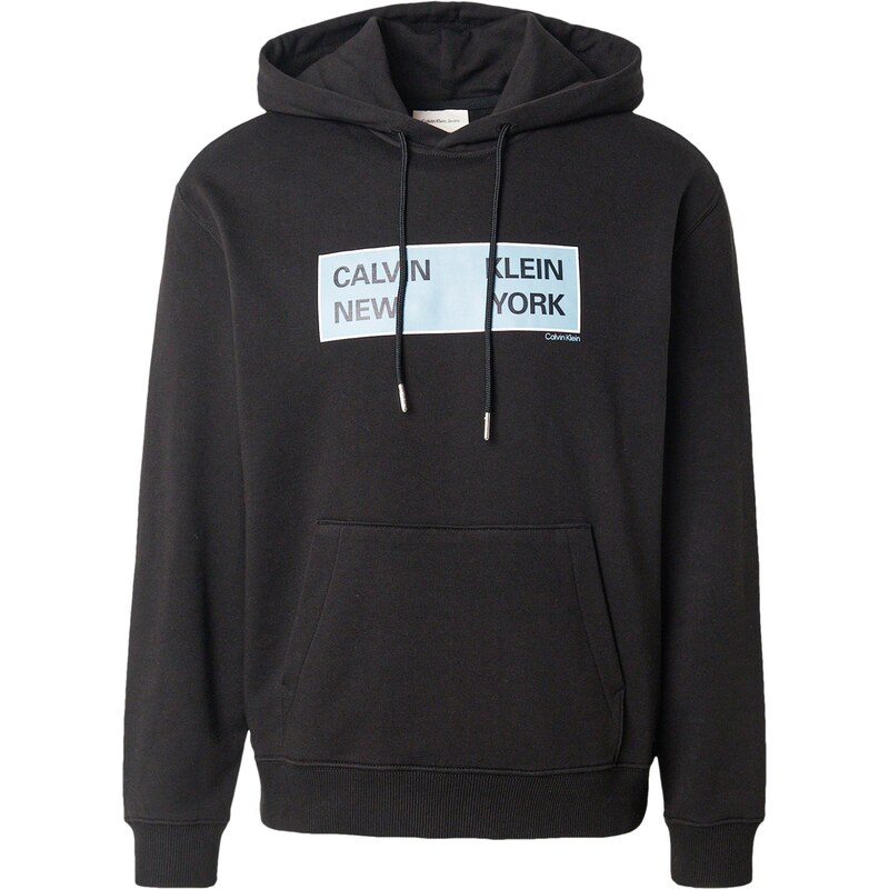 Calvin Klein Jeans Mikina svetlomodrá / čierna 65204677